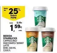 Continente Bom dia Starbucks - bebida promoção