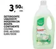 Continente Bom dia Continente - detergente líquido p/ maquina da roupa promoção