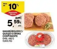 Continente Bom dia Continente - hambúrguer c/ queijo e ervas promoção