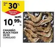 Continente Bom dia Camarão black tiger promoção
