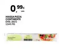 Continente Bom dia Continente - massa pizza promoção