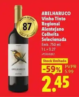 Lidl Master - vinho tinto regional alentejano colheita selecionada promoção