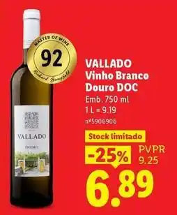 Lidl Master - vinho branco douro doc promoção