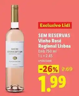 Lidl Lidl - vinho rosé regional lisboa promoção
