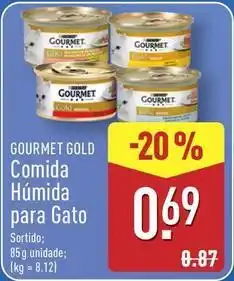 ALDI Purina - gourmet gold comida humida para gato promoção