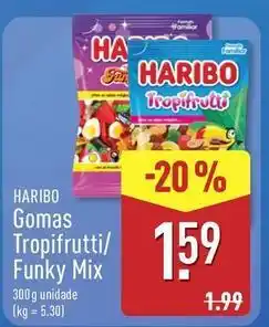 ALDI Haribo - gomas tropifrutti promoção