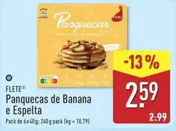 ALDI Flete - panquecas de banana espelta promoção