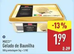 ALDI Gelado de baunilha promoção