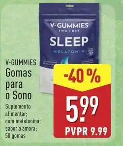 ALDI Gomas para o sono promoção