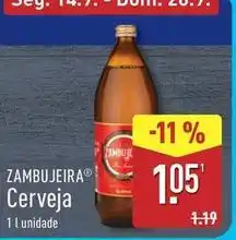 ALDI Cerveja promoção