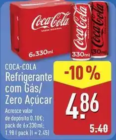 ALDI Valor - refrigerante com gas/zero açúcar promoção