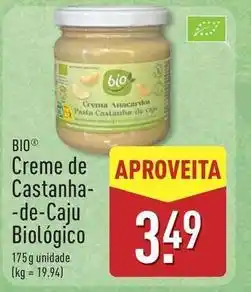 ALDI Natura - creme de castanha-de-caju biologico promoção