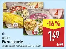 ALDI Pizza baguette promoção