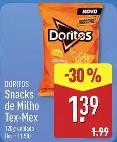 ALDI Doritos - snacks de milho promoção