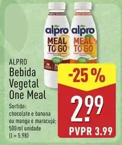 ALDI Alpro - bebida vegetal promoção