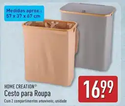 ALDI Home creation - cesto para roupa promoção