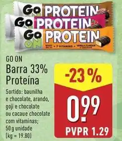 ALDI com - barra 33% proteina promoção