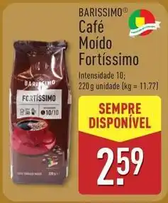 ALDI Café moido fortissimo promoção