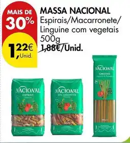 Pingo Doce Nacional - massa promoção