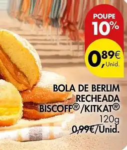 Pingo Doce Bola de berlim recheada promoção