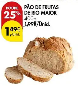 Pingo Doce Rio maior - pão de frutas de promoção