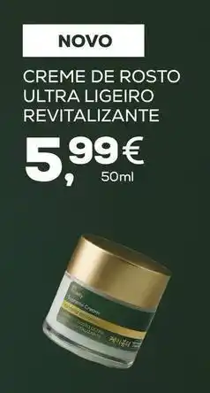 Pingo Doce Supreme - creme de rosto ultra ligeiro revitalizante promoção
