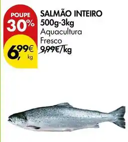 Pingo Doce Aquacultura - salmão inteiro promoção