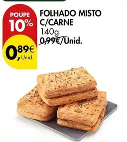 Pingo Doce Folhado misto c/carne promoção