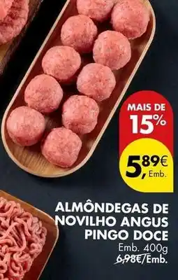 Pingo Doce Pingo doce - almondegas de novilho angus promoção
