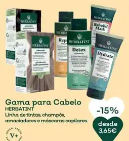 Celeiro Gama para Cabelo Herbatint promoção