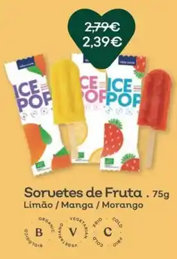 Celeiro Ice Pop sorvetes de fruta promoção