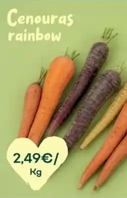 Celeiro Cenouras rainbow promoção