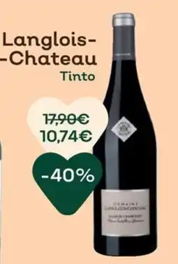 Celeiro Langlois-chateau tinto promoção