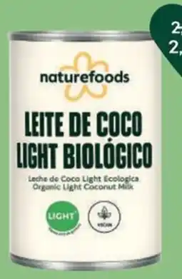 Celeiro Naturefoods leite de coco light biológico promoção