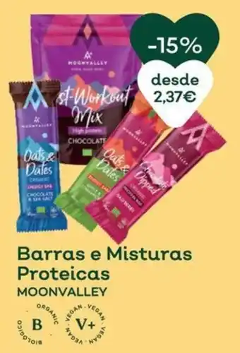 Barras e Misturas Proteicas Moonvalley