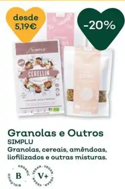 Celeiro Granolas e Outros SIMPLU promoção
