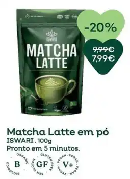 Celeiro Matcha latte iswari promoção