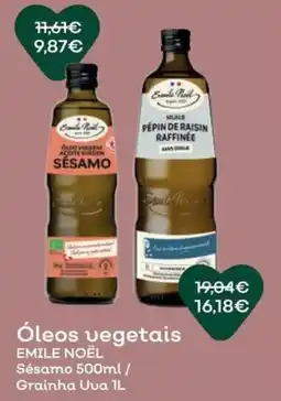 Celeiro óleos vegetais emile noël promoção