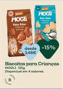 Celeiro Biscoitos para crianças mogli promoção