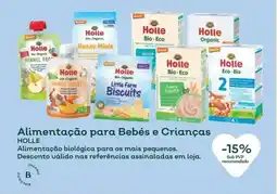 Celeiro Alimentação para bebés e crianças holle promoção