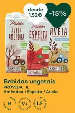 Celeiro Bebidas vegetais próvida amêndoa / espelta / aveia promoção