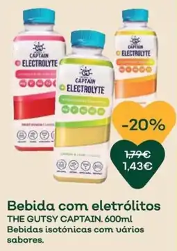 Celeiro Bebida com eletrólitos the gutsy captain promoção