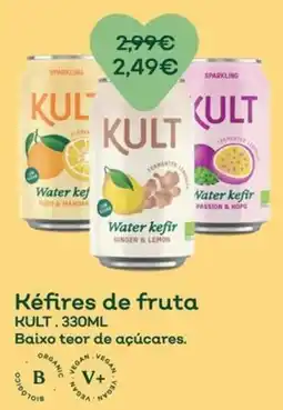 Celeiro Kéfires de fruta KULT promoção