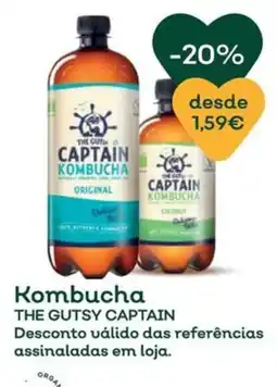 Celeiro Kombucha the gutsy captain promoção