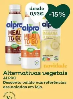 Celeiro Alternativas vegetais alpro promoção