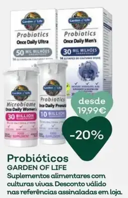 Celeiro Probióticos garden of life promoção