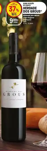Intermarché Herdade dos grous vinho regional alentejano promoção