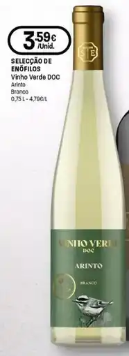 Intermarché Selecção de enofilos Vinho Verde DOC promoção