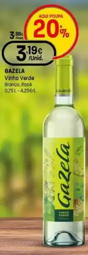 Intermarché Gazela Vinho Verde Branco, Rosé promoção