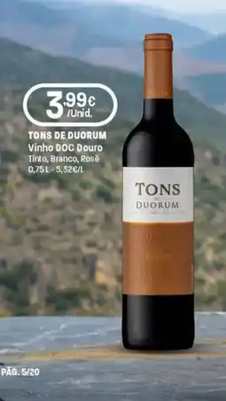 Intermarché Tons de duorum Vinho DOC Douro Tinto, Branco, Rosé promoção